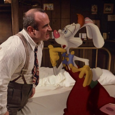 Bob Hoskins and Roger Rabbit