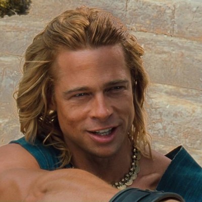 Brad Pitt in Troy.