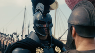 Benny Safdie and Matt Damon in The Odyssey