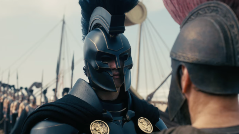 Benny Safdie and Matt Damon in The Odyssey