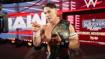 John Cena at Monday Night RAW in 2025