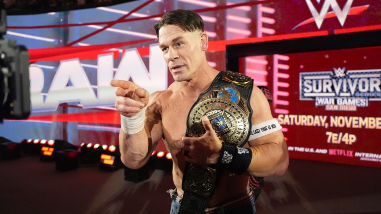 John Cena at Monday Night RAW in 2025