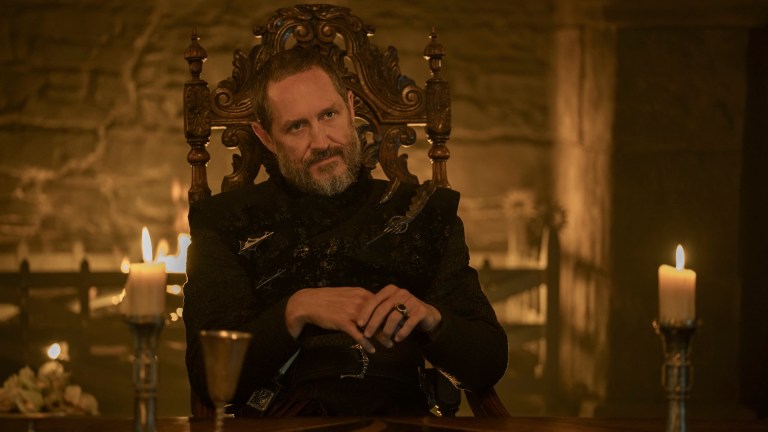 Bertie Carvel as Baelor Targaryen on A Knight of the Seven Kingdoms.