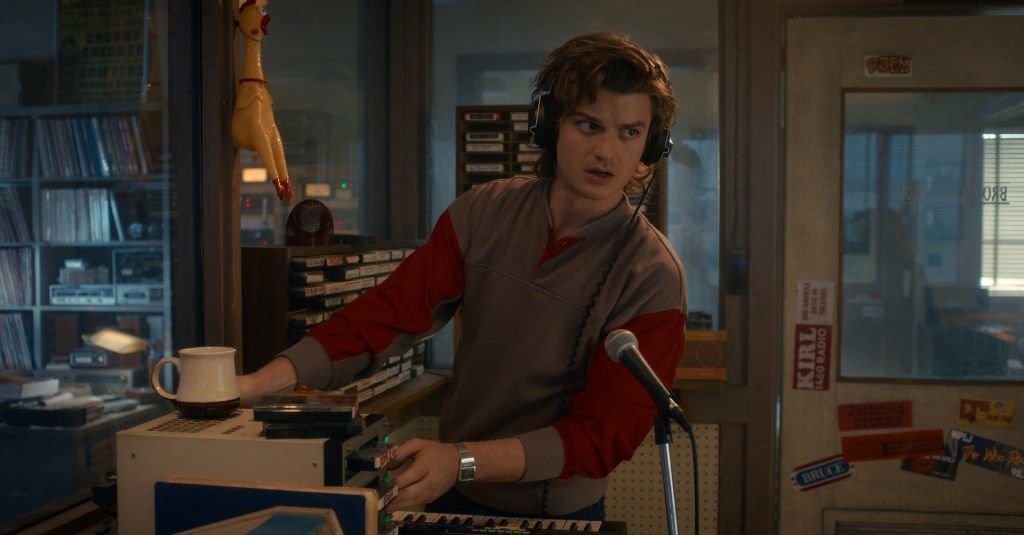 STRANGER THINGS: SEASON 5. Joe Keery as Steve Harrington in Stranger Things: Season 5. Cr. COURTESY OF NETFLIX © 2025