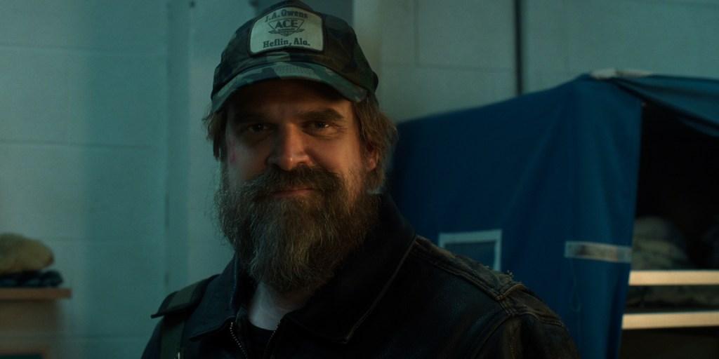 STRANGER THINGS: SEASON 5. David Harbour as Jim Hopper in Stranger Things: Season 5. Cr. COURTESY OF NETFLIX © 2025