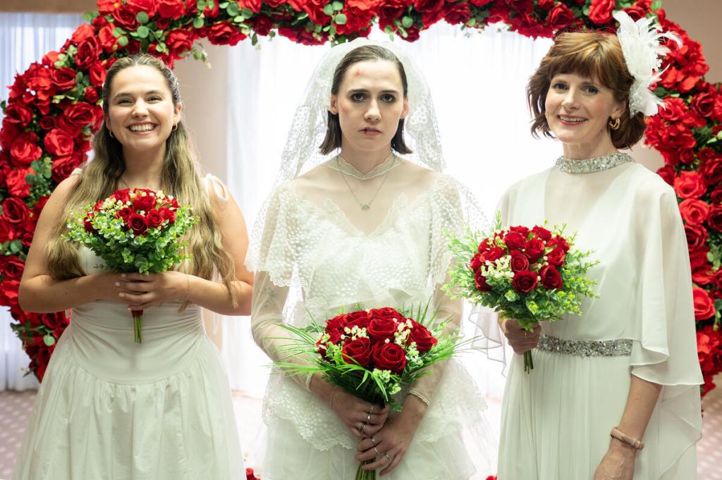 SUCH BRAVE GIRLS - The series follows Josie (Kat Sadler), her sister, Billie (Lizzie Davidson), and their mother, Deb (Louise Brealey), risking everything they’ve got for a single scrap of love and adoration. Still desperately trying to escape the reality of their cramped, crumbling, debt-ridden home, it’s a good thing Dev (Paul Bazely) and Seb (Freddie Meredith) are coming to the rescue.(Disney/Vishal Sharma)
