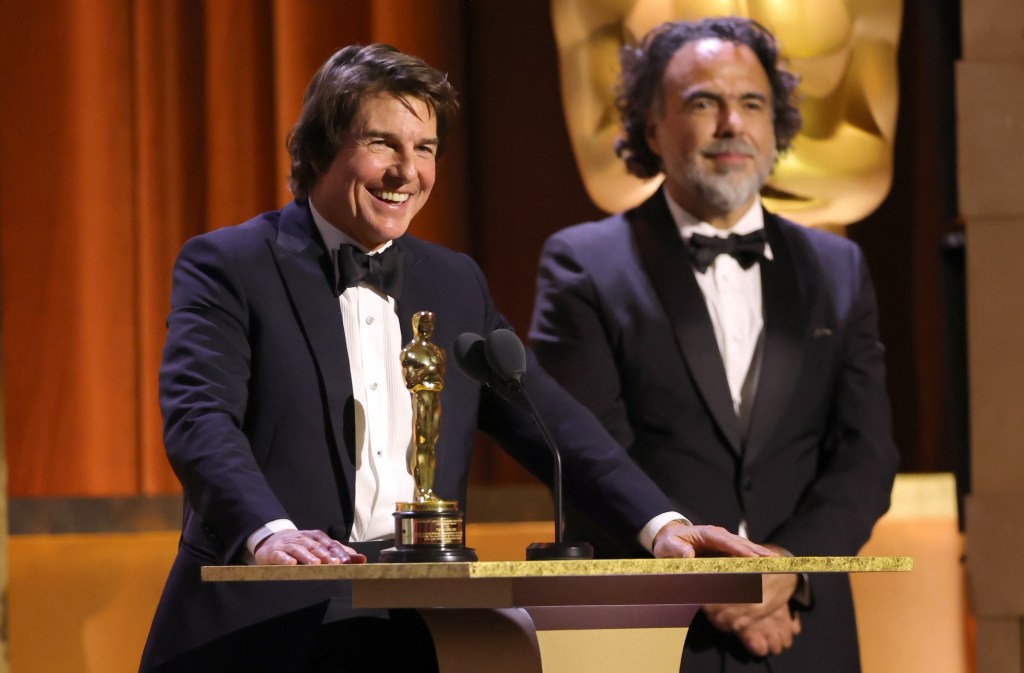 Tom Cruise and Iñárritu at Governors Ball