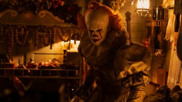 Bill Skarsgard as Pennywise in It: Welcome to Derry.
