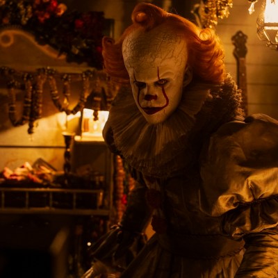 Bill Skarsgard as Pennywise in It: Welcome to Derry.
