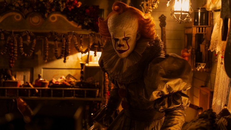Bill Skarsgard as Pennywise in It: Welcome to Derry.