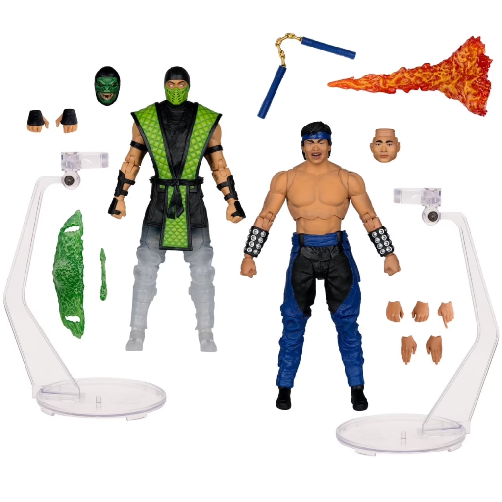 Liu Kang vs. Reptile Deluxe 2-Pack 7” Figures (Mortal Kombat Klassic)