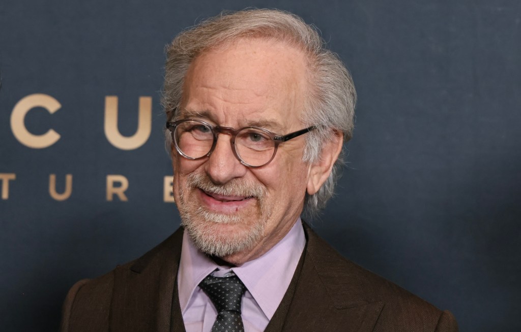 Steven Spielberg at Hamnet premiere