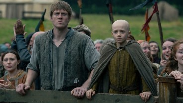 Petter Claffey as Dunk and Dexter Sol Ansell as Egg in A Knight of the Seven Kingdoms episode 2.