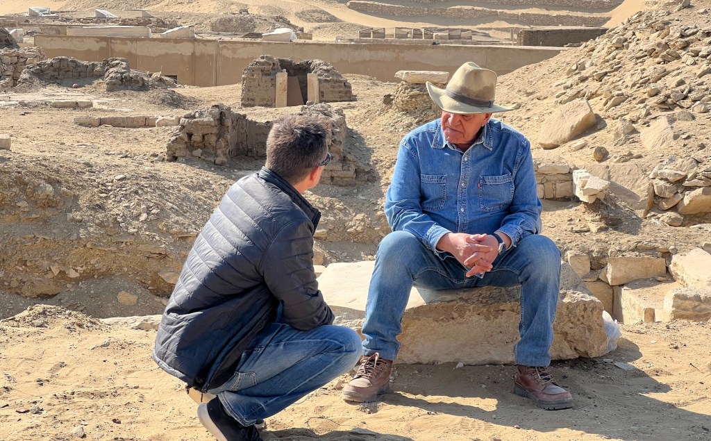 Jeffrey Roth and Zahi Hawass
