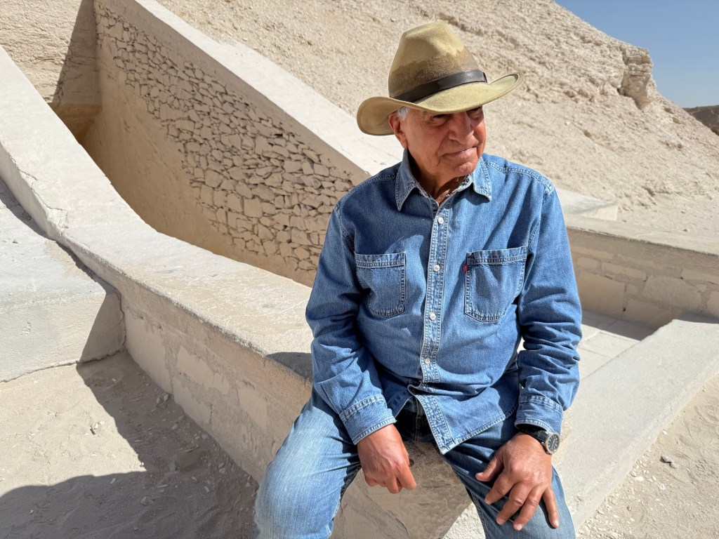 Zahi Hawass in the Valley of the Kings