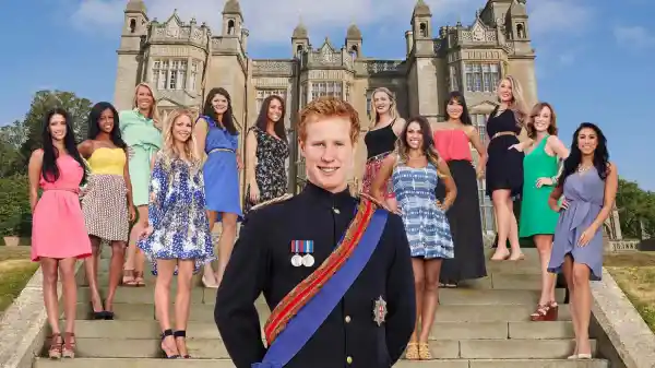 Contestants vie for the attention of a man pretending to be Prince Harry, blending celebrity obsession with outrageous deception.