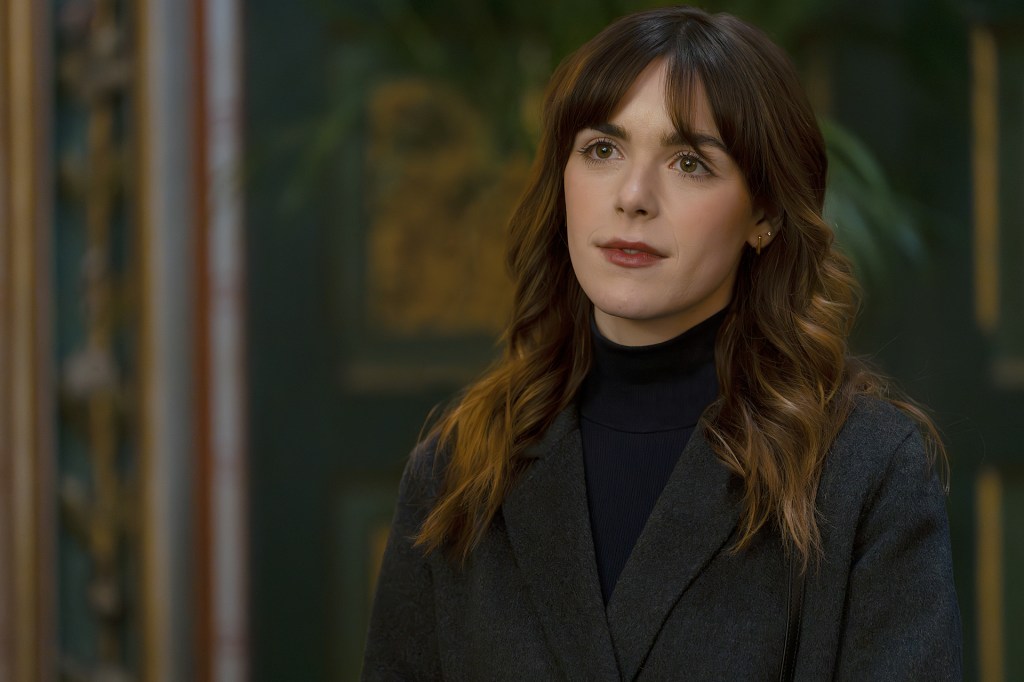 Kiernan Shipka as Haley Clay on Industry season 4.