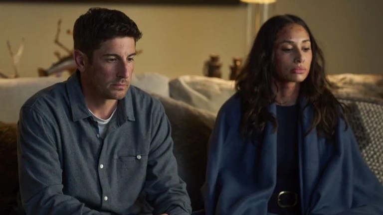 Jason Biggs and Meaghan Rath in Untitled Home Invasion Romance
