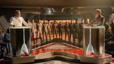 Oded Fehr as Admiral Vance in Star Trek: Starfleet Academy, episode 2, season 1, streaming on Paramount+, 2025. Photo Credit: Brooke Palmer/Paramount+.