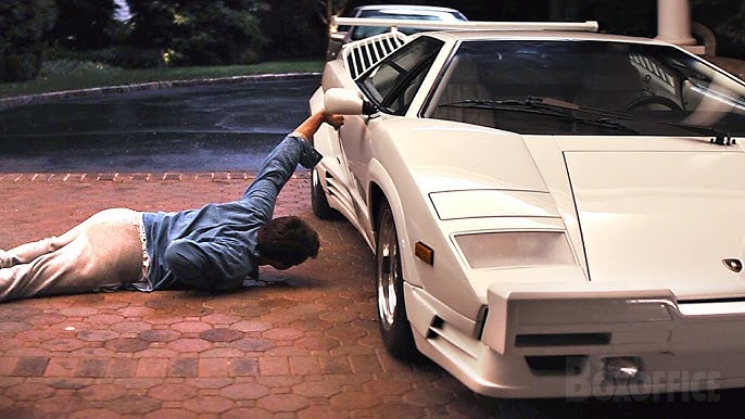 Jordan Belfort’s flashy car choices perfectly signal excess, but not much self-awareness.