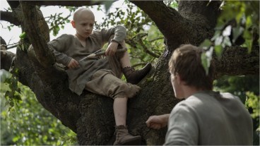Dexter Sol Ansell and Peter Claffey in A Knight of the Seven Kingdoms Episode 3