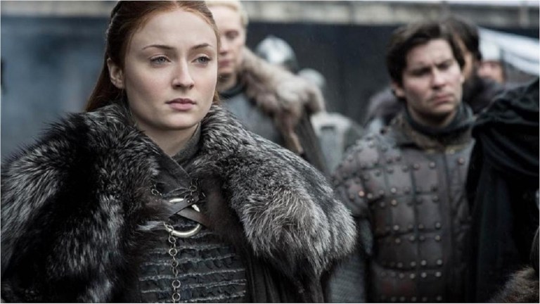 Sophie Turner in Game of Thrones Season 8