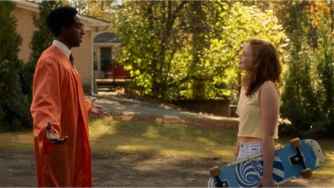 STRANGER THINGS: SEASON 5. (L to R) Caleb McLaughlin as Lucas Sinclair and Sadie Sink as Max Mayfield in Stranger Things: Season 5. Cr. COURTESY OF NETFLIX © 2025