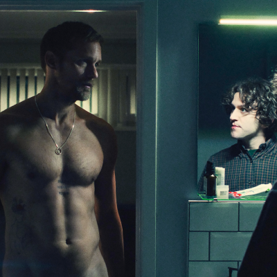 Alexander Skarsgard naked in Pillion