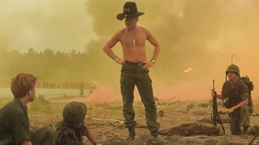 Robert Duvall in Apocalypse Now.