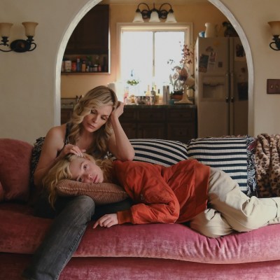 Michelle Pfeiffer and Elle Fanning in Margo's Got Money Troubles.