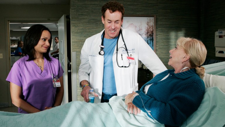 NOVEMBER 10: SCRUBS - "My Half-Acre" - J.D.'s blind date Julie might be "the one." Dr. Cox feels pressure to live up to everyone's expectations of him. Turk auditions for Ted the Lawyer's air rock band, on "Scrubs" airing on NBC