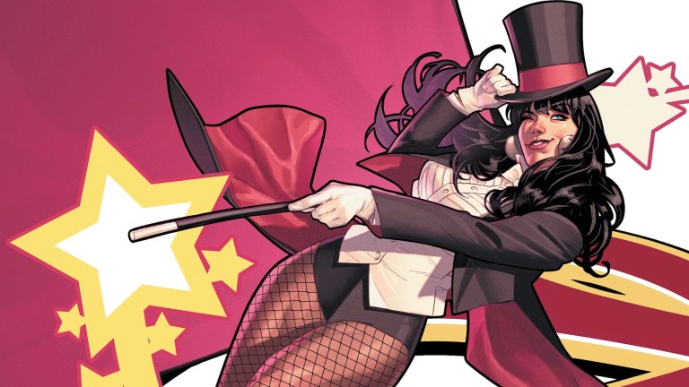 Cover of a Zatanna DC comic.