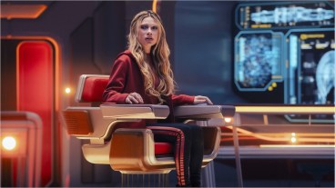 Bella Shepard as Genesis in season 1, episode 7, of Star Trek: Starfleet Academy streaming on Paramount+. Photo Credit: Brooke Palmer/Paramount+