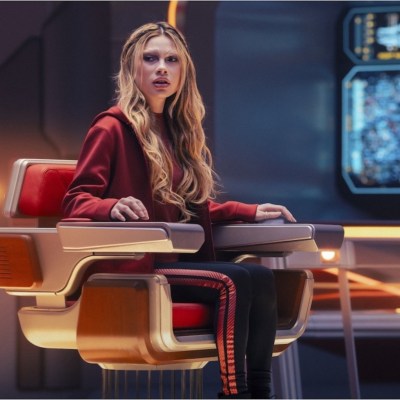 Bella Shepard as Genesis in season 1, episode 7, of Star Trek: Starfleet Academy streaming on Paramount+. Photo Credit: Brooke Palmer/Paramount+