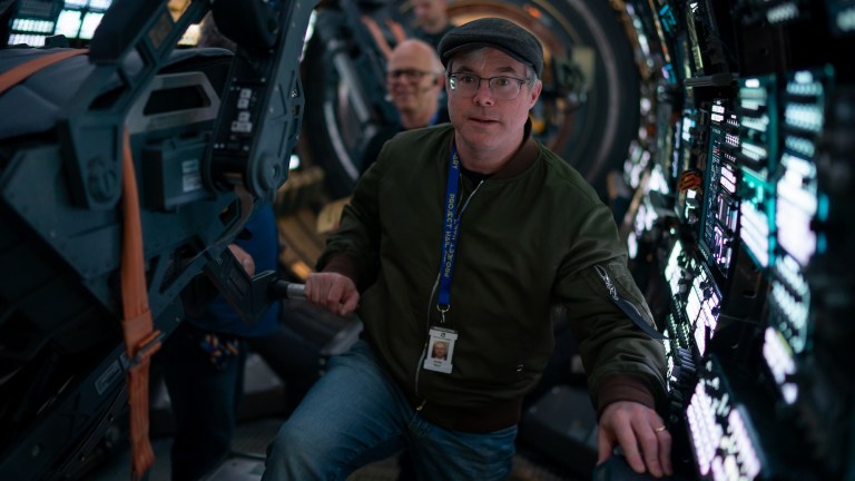 Andy Weir on Project Hail Mary Set