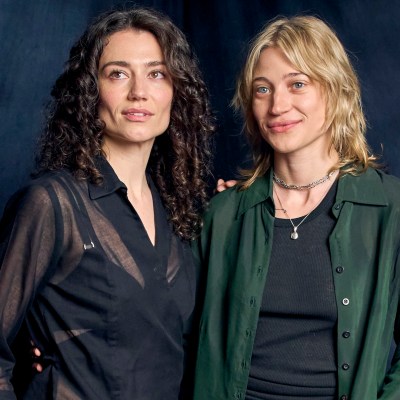 Hannah Shealy and Celine Sutter of Birth Is for P*ssies in the Den of Geek studio at SXSW 2026.