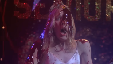 Sissy Spacek covered in blood in the original Carrie.