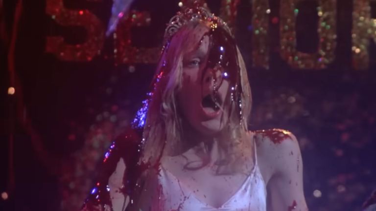 Sissy Spacek covered in blood in the original Carrie.