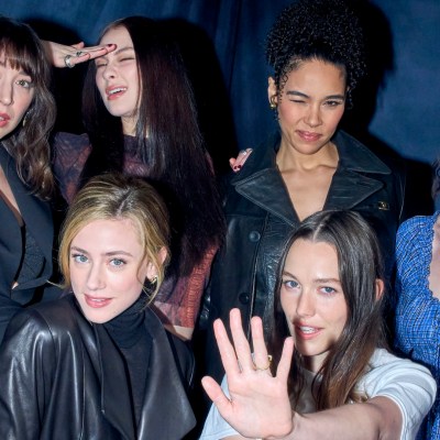 The cast and crew of Forbidden Fruits in Den of Geek studio at SXSW.