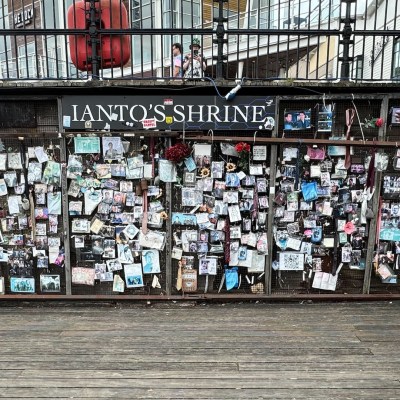 Ianto's Shrine in Cardiff.