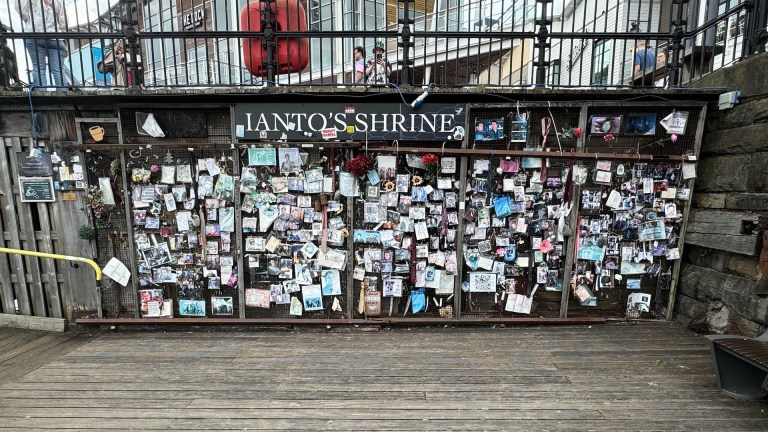 Ianto's Shrine in Cardiff.