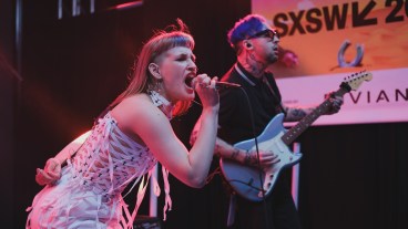 Aiko at the International Nights music showcase during SXSW Conference & Festivals at Rivian Park on March 10, 2025 in Austin, Texas. (Photo by Hubert Vestil/SXSW Conference & Festivals via Getty Images)
