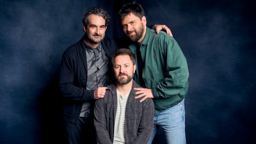 Jay Duplass, Cooper Raiff, and Adam Cayton-Holland in Den of Geek studio at SXSW 2026.