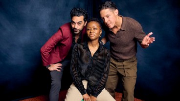 Kevin Hamedani, Danielle Deadwyler, and Theo Rossi of The Saviors.