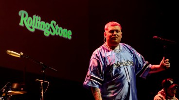 Saint Harrison performs at Rolling Stone's Future of Music