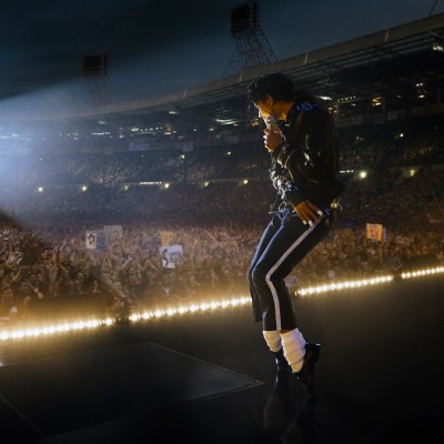 Jaafar Jackson as Michael Jackson in Michael. Photo Credit: Courtesy of Lionsgate