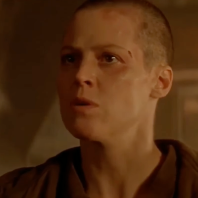 Sigourney Weaver as Ellen Ripley in Alien 3.