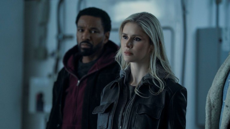 Laz Alonso and Erin Moriarty in The Boys season 5