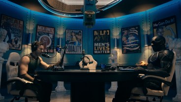 The Deep (Chace Crawford) and Black Noir (Nathan Mitchell) in The Boys Season 5.