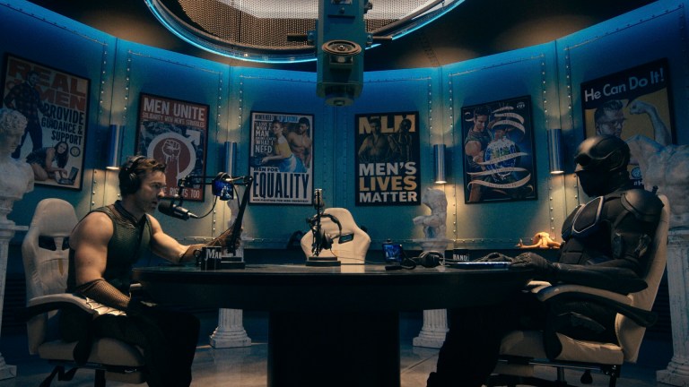 The Deep (Chace Crawford) and Black Noir (Nathan Mitchell) in The Boys Season 5.